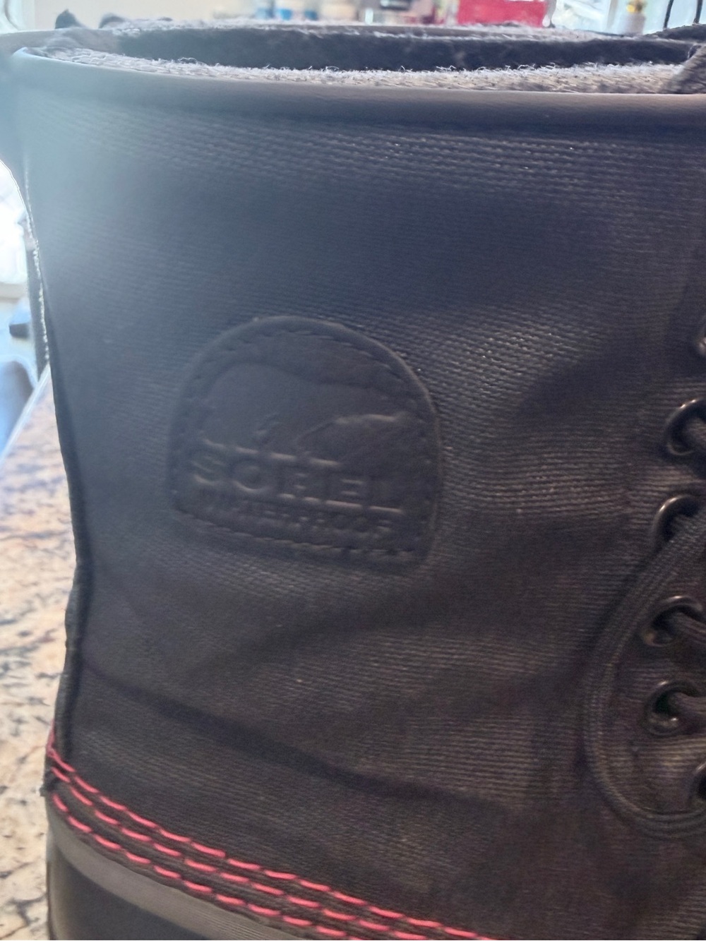 Sorel 1964 Premium T CVS boots in black and sail red size: 9 - Picture 5 of 9